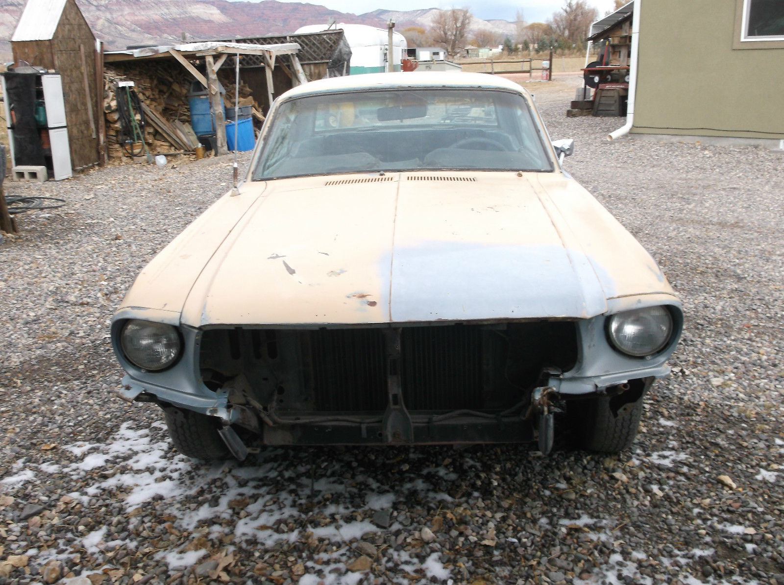 1967 Blue Ford Mustang Coupe