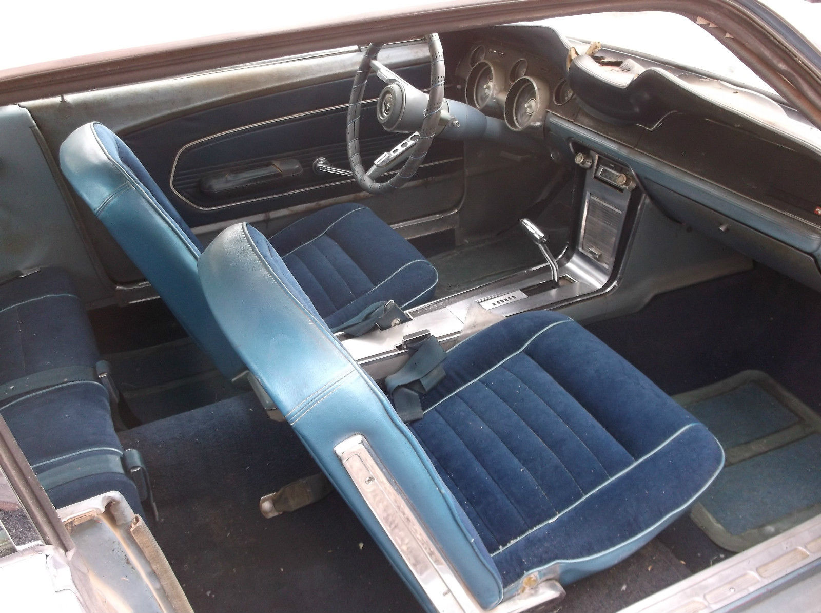 1967 Blue Ford Mustang Coupe