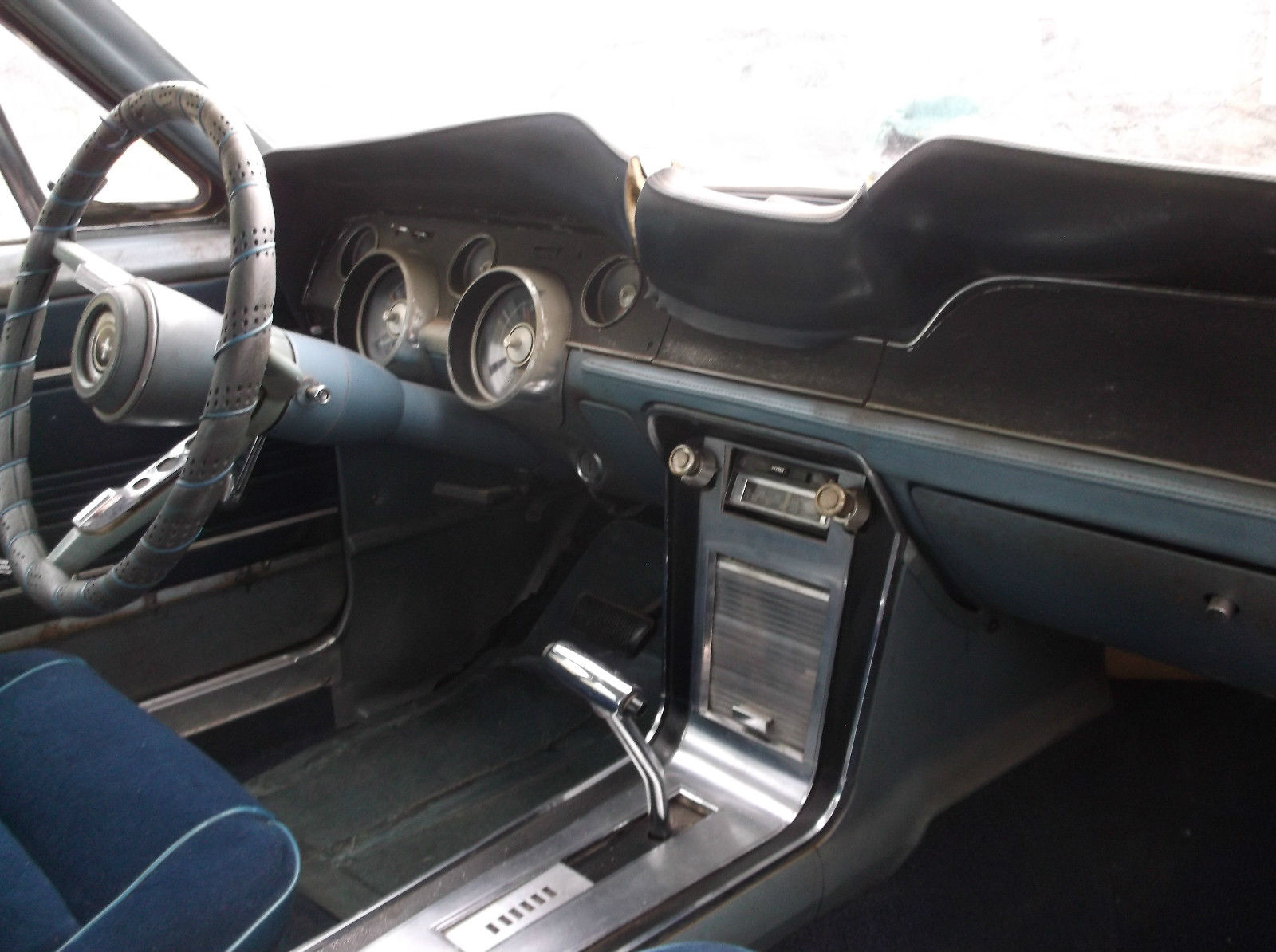 1967 Blue Ford Mustang Coupe