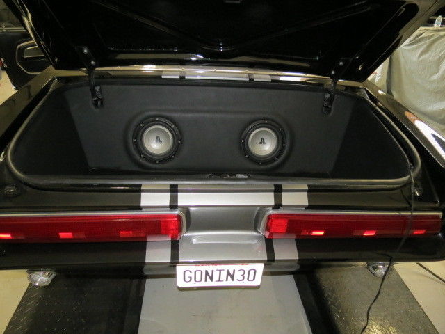 1967 BLACK WITH DARK SILVER STRIPES Ford Mustang CONVERTIBLE