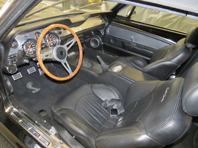 1967 BLACK WITH DARK SILVER STRIPES Ford Mustang CONVERTIBLE
