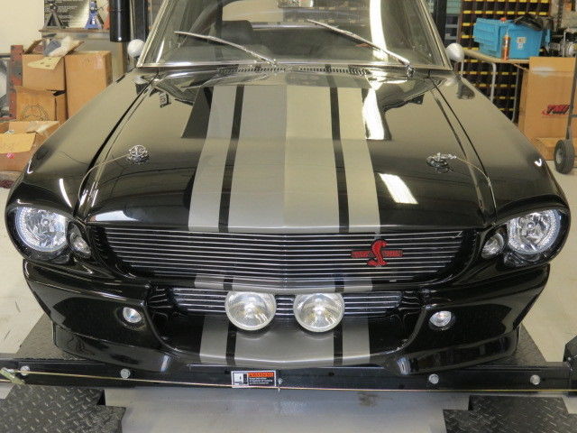 1967 BLACK WITH DARK SILVER STRIPES Ford Mustang CONVERTIBLE