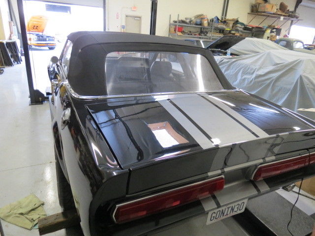 1967 BLACK WITH DARK SILVER STRIPES Ford Mustang CONVERTIBLE