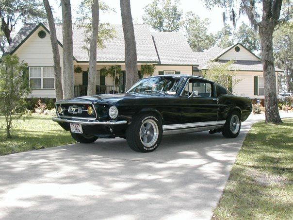 1967 Blue Ford Mustang Fastback