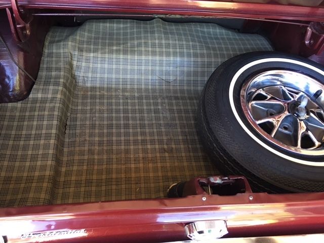 1967 Burgundy Ford Mustang Coupe