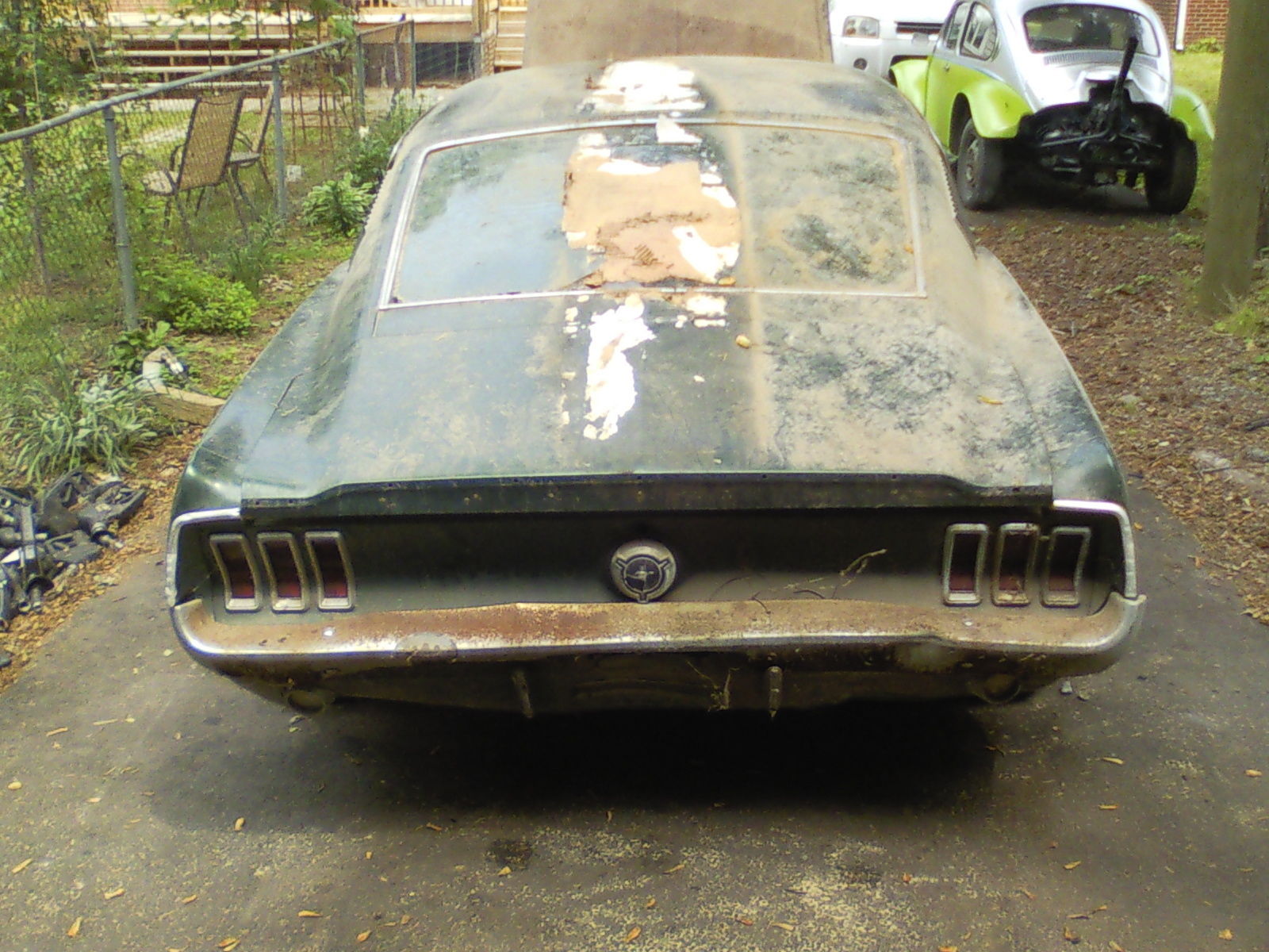 1967 Black Ford Mustang