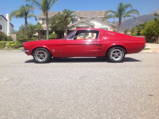 1967 Candy Apple Red Ford Mustang Fastback