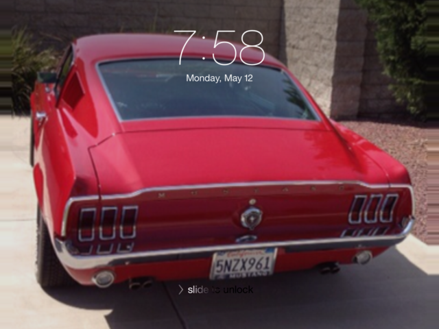 1967 Candy Apple Red Ford Mustang Fastback