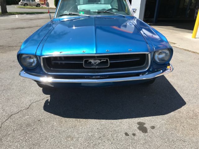 1967 Blue Ford Mustang Fastback