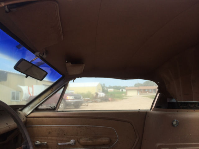 1967 White Ford Mustang