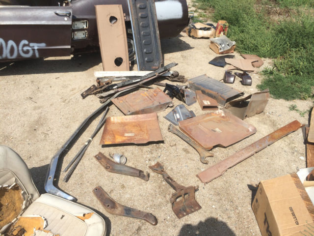 1967 White Ford Mustang