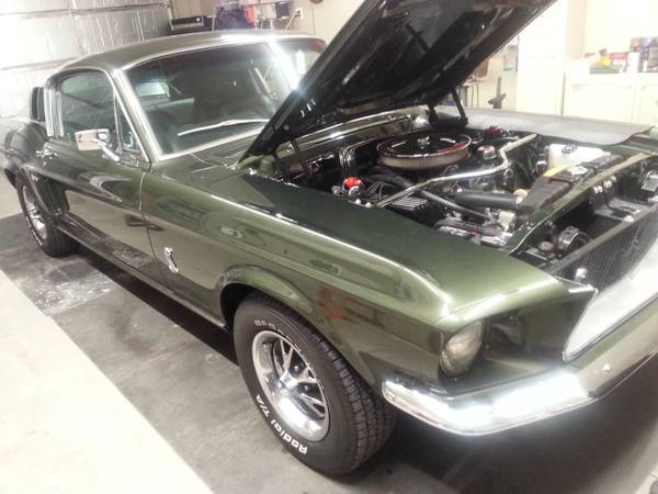 1967 Green Ford Mustang Coupe