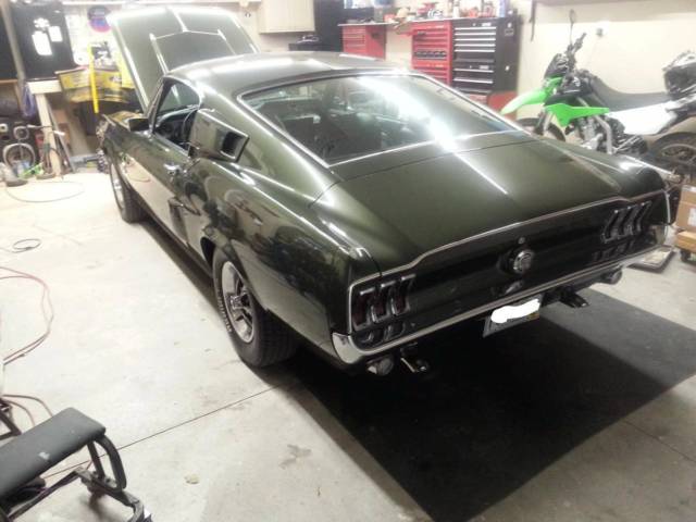 1967 Green Ford Mustang Coupe