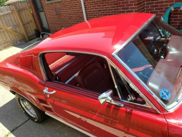 1967 Red Ford Mustang Fastback