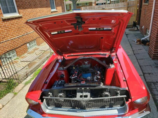 1967 Red Ford Mustang Fastback