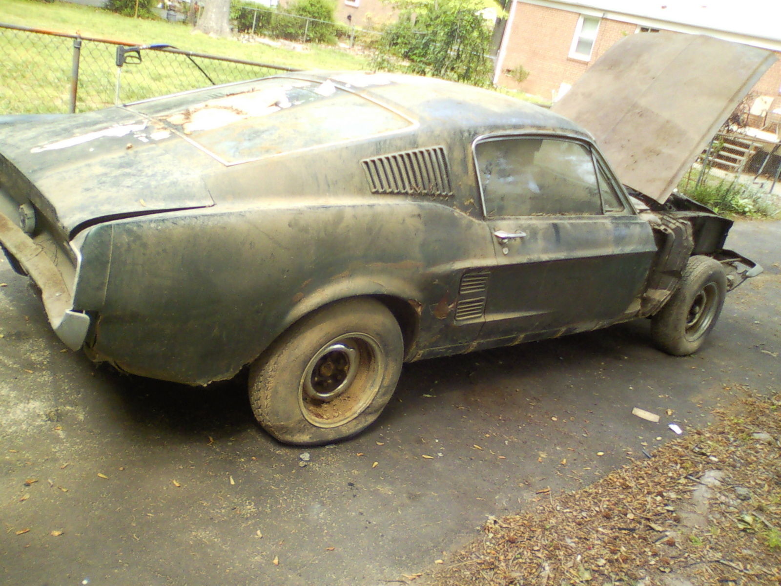 1967 Black Ford Mustang