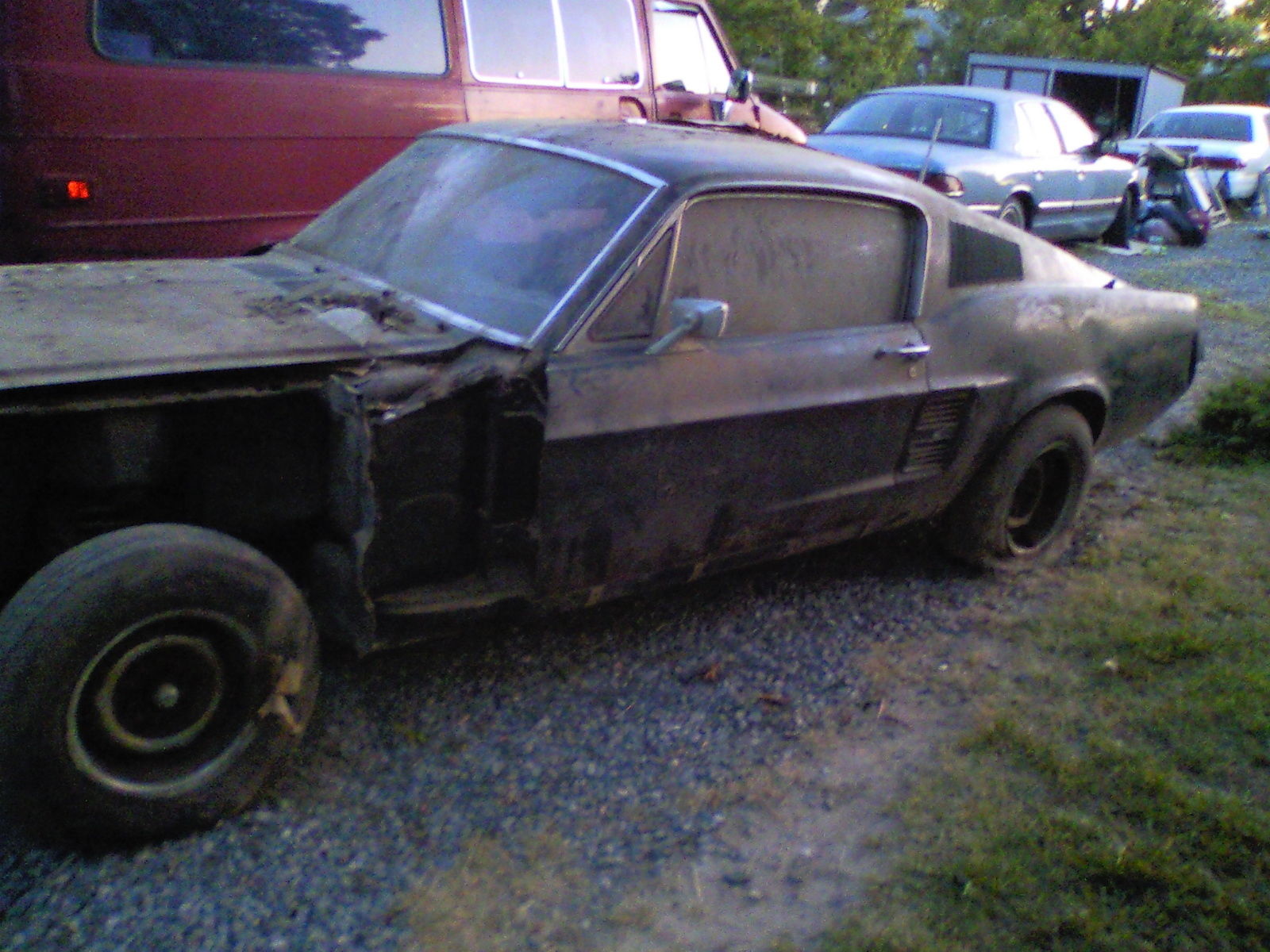 1967 Black Ford Mustang