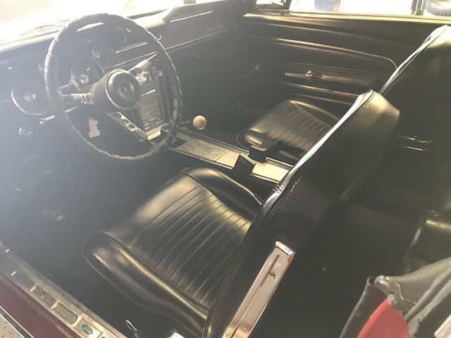 1967 Red Ford Mustang Fastback