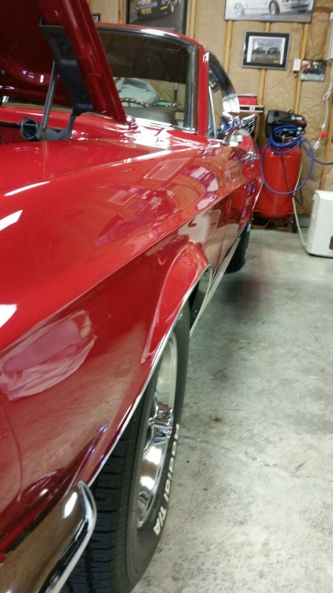 1967 Red Ford Mustang Fastback