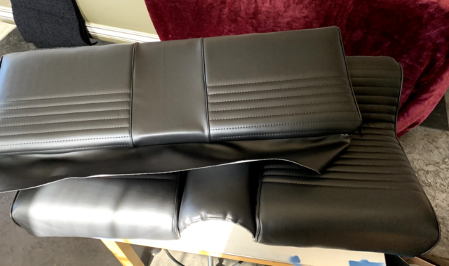 1967 Burgundy Ford Mustang Fastback