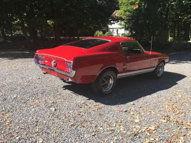 1967 Red Ford Mustang Coupe