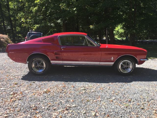 1967 Red Ford Mustang Coupe