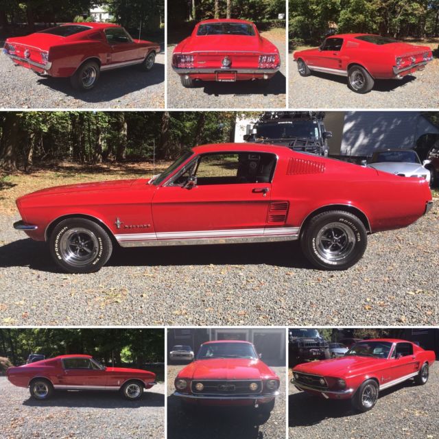 1967 Red Ford Mustang Coupe