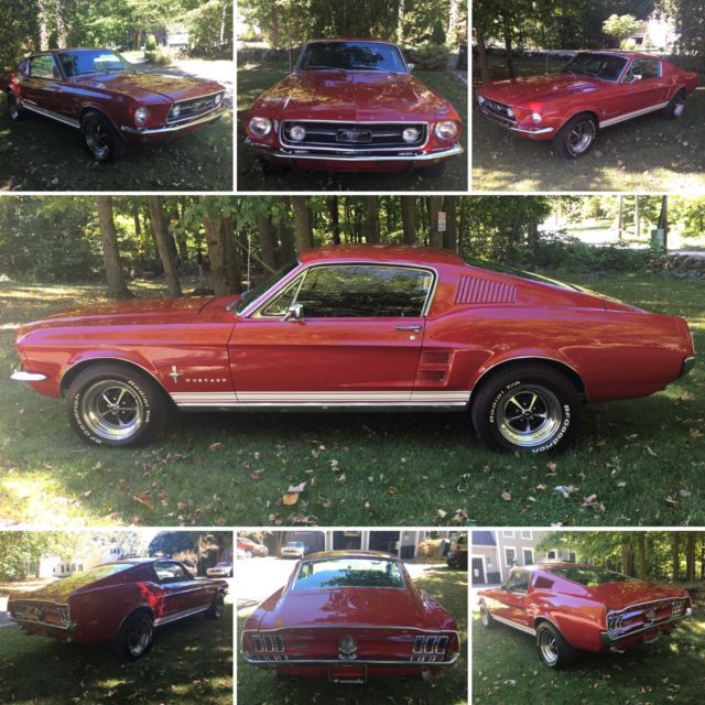 1967 Red Ford Mustang Coupe