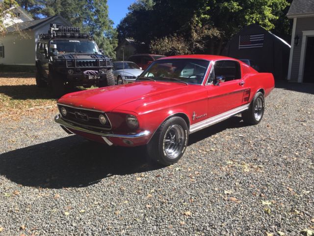 1967 Red Ford Mustang Coupe