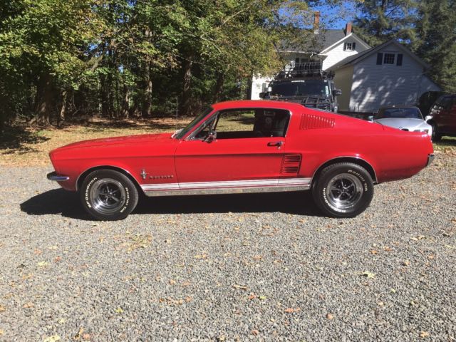 1967 Red Ford Mustang Coupe