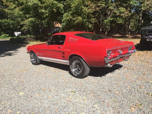 1967 Red Ford Mustang Coupe