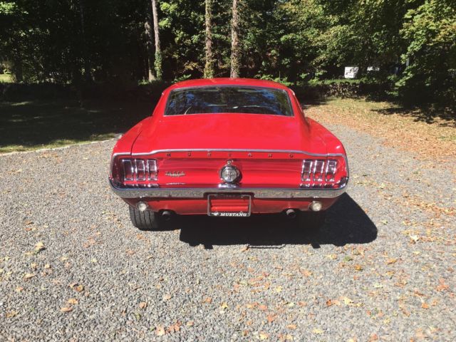 1967 Red Ford Mustang Coupe