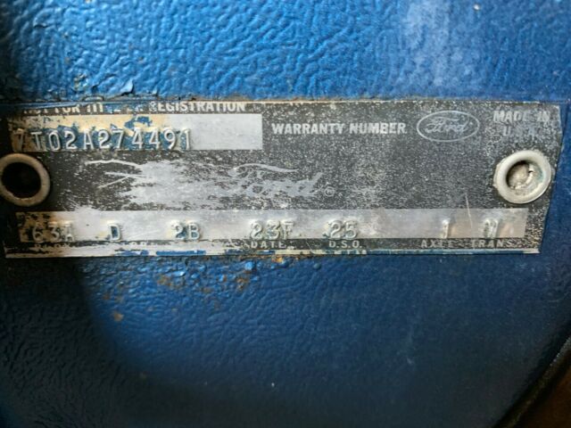 1967 ACAPULCO BLUE Ford Mustang FASTBACK