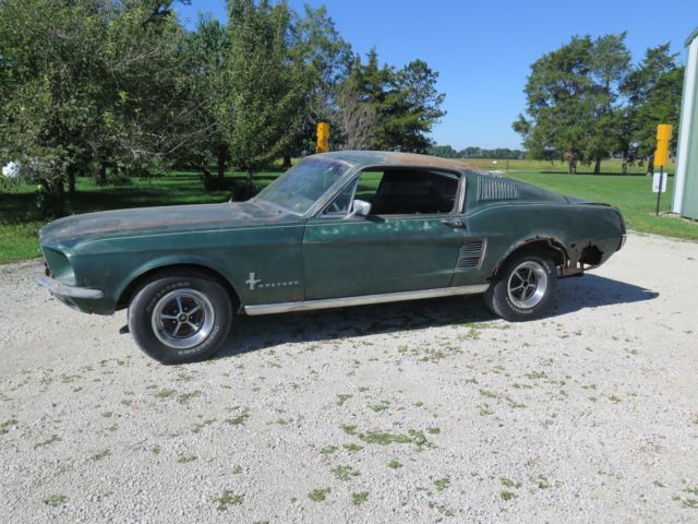 1967 Black Ford Mustang Fastback