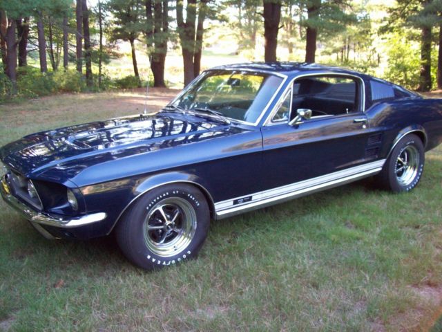 1967 Blue Ford Mustang Coupe