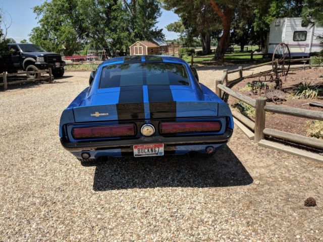 1967 Blue Ford Mustang Fastback