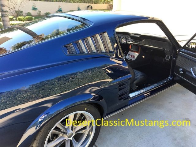 1967 Blue Ford Mustang fastback