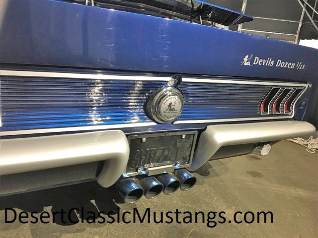 1967 Blue Ford Mustang fastback