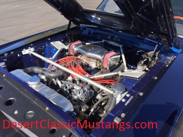 1967 Blue Ford Mustang fastback