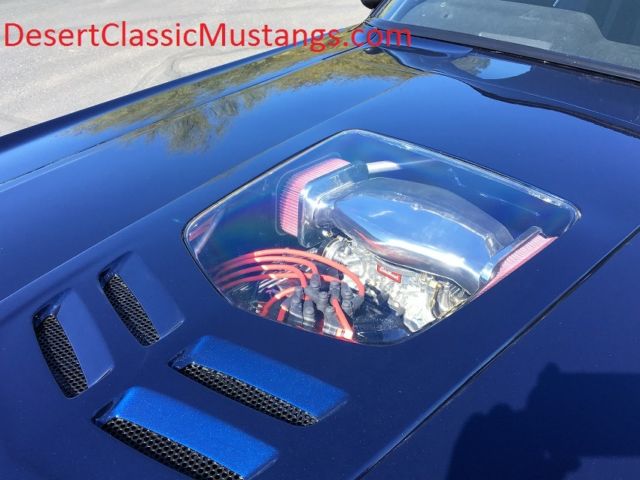 1967 Blue Ford Mustang fastback