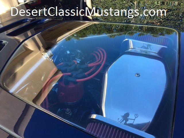 1967 Blue Ford Mustang fastback