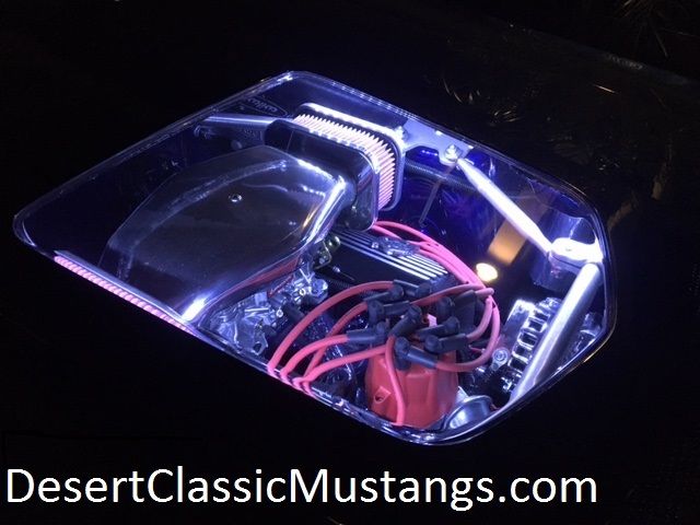 1967 Blue Ford Mustang fastback