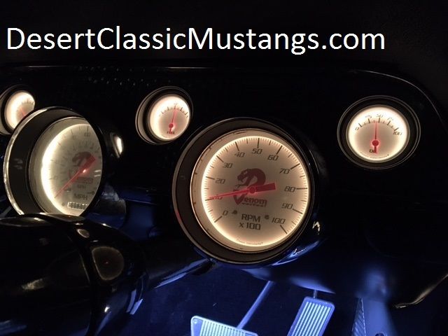 1967 Blue Ford Mustang fastback