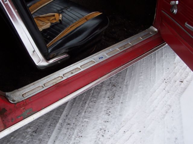 1967 red Ford Mustang