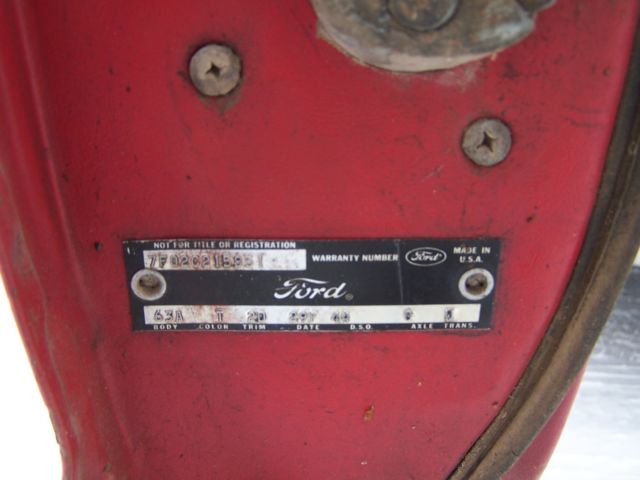 1967 red Ford Mustang