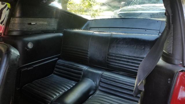 1967 red Ford Mustang fastback