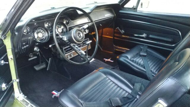 1967 Celery green Ford Mustang Fastback