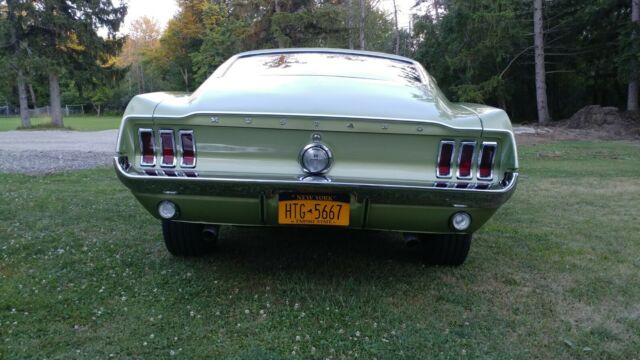1967 Celery green Ford Mustang Fastback