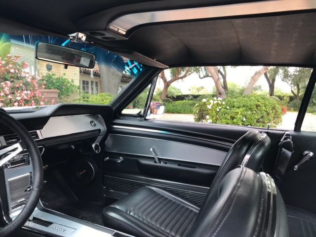 1967 Black Ford Mustang