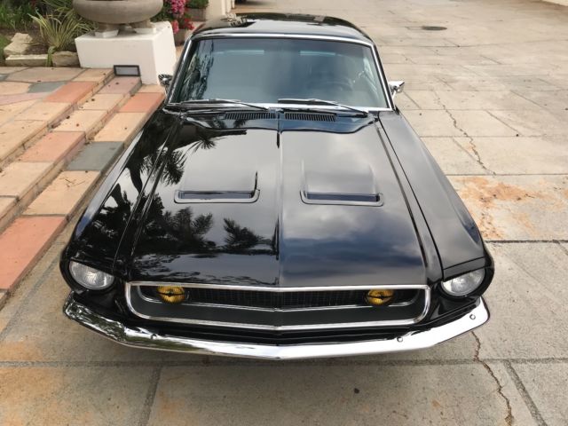 1967 Black Ford Mustang